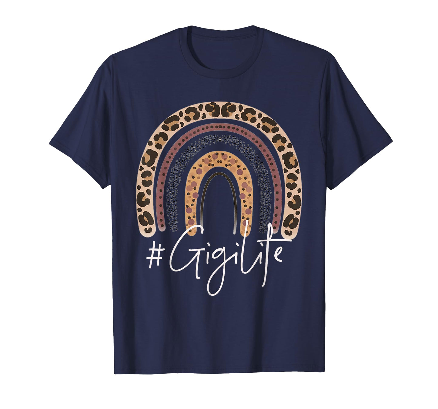 Gigi Life Grandma Cheetah Leopard Women Christmas Fall T-Shirt