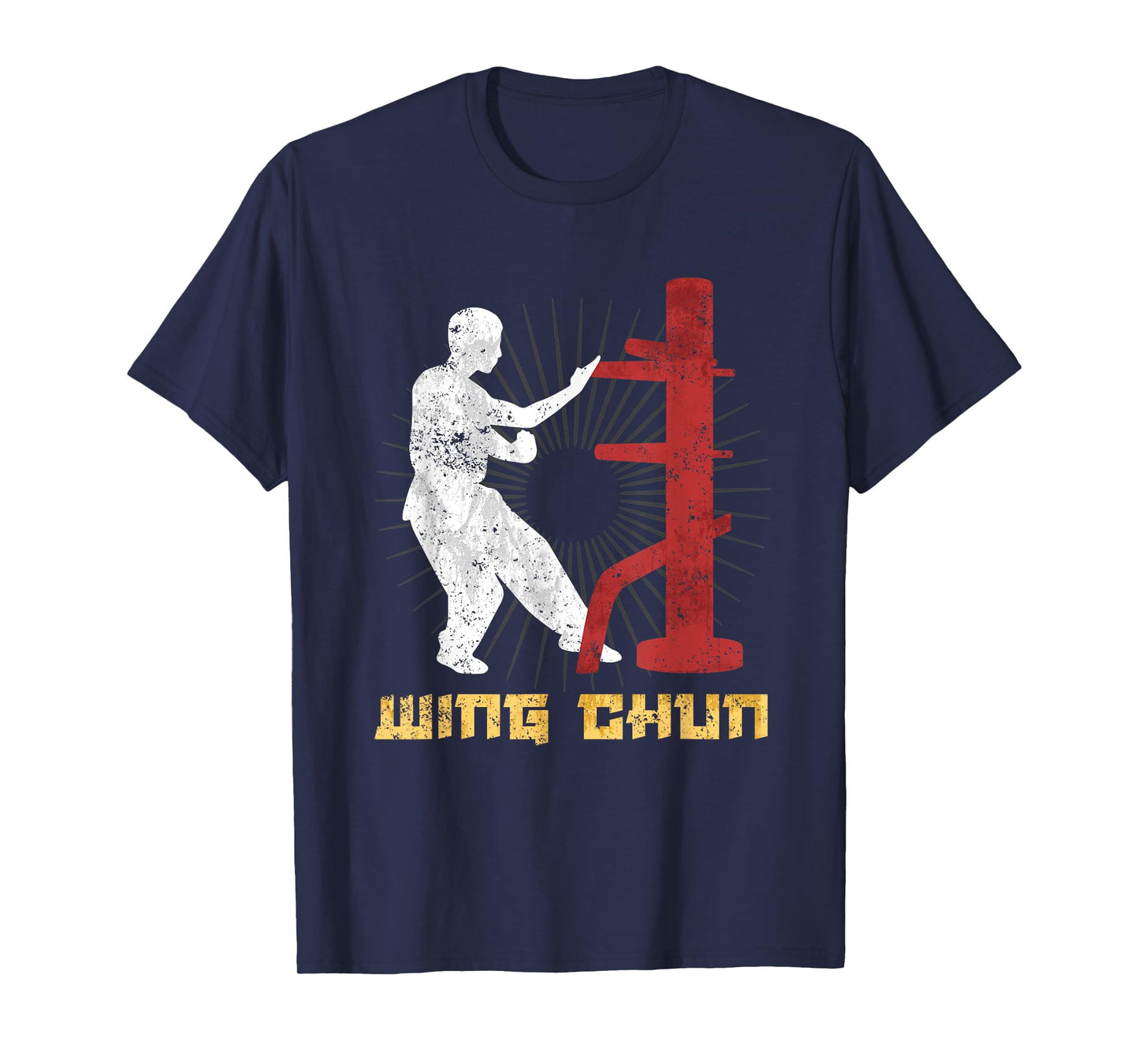 Wing Chun Dummy Chinese Kung Fu Martial Arts Fighter T-Shirt