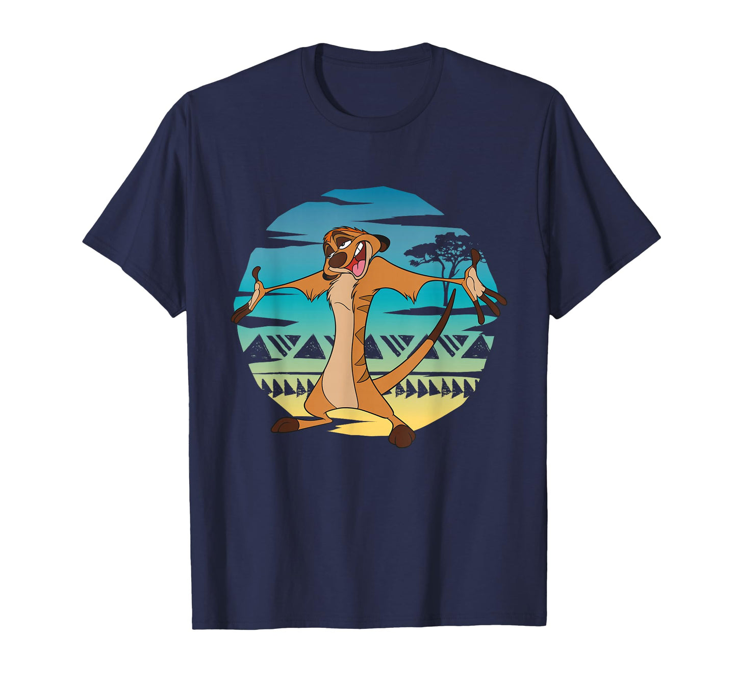 Disney The Lion King Timon Ombre 90s Retro T-Shirt T-Shirt