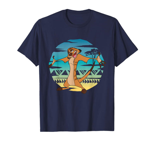 Disney The Lion King Timon Ombre 90s Retro T-Shirt T-Shirt
