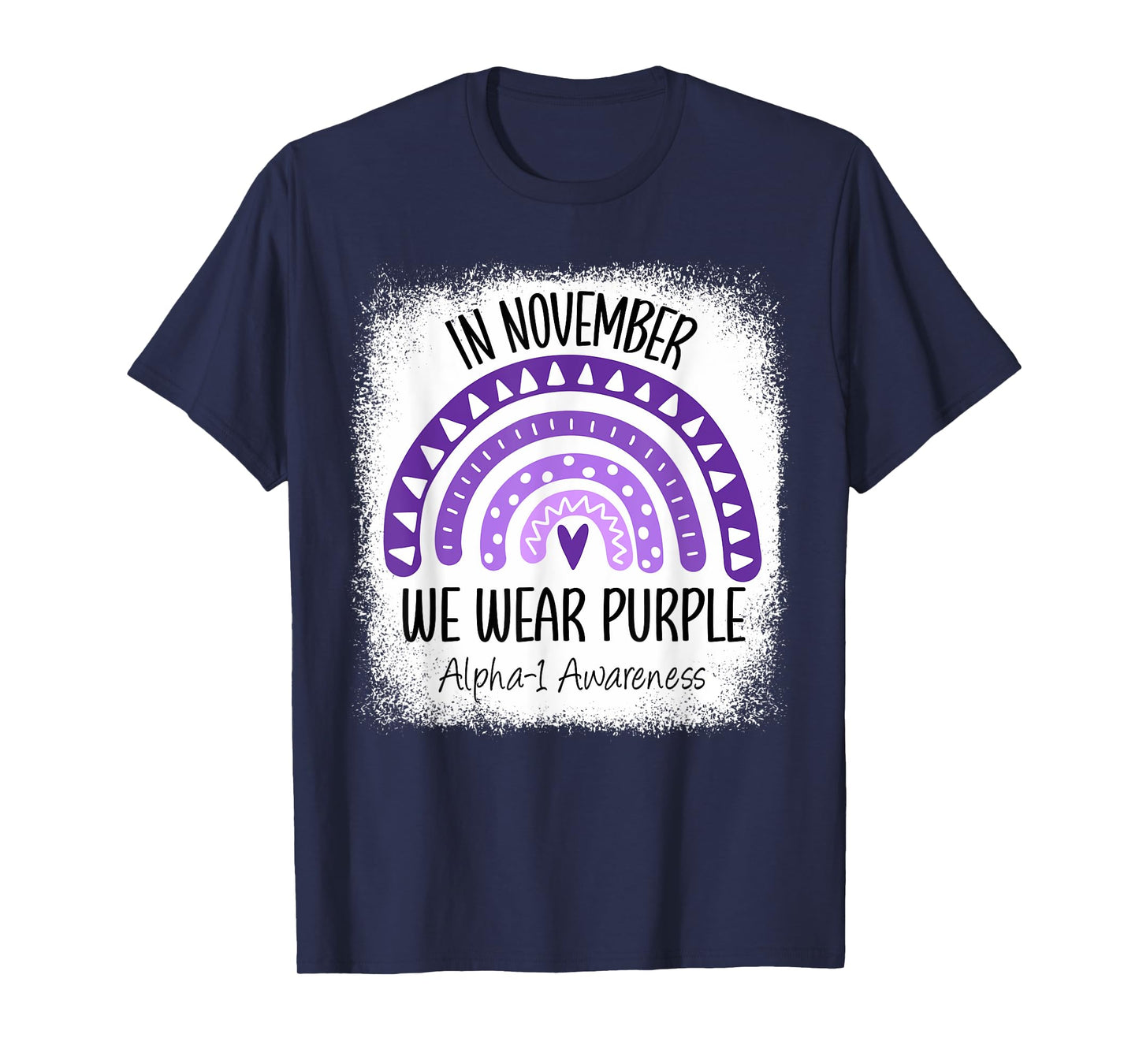 Rainbow Alpha-1 Antitrypsin Deficiency Awareness Month T-Shirt