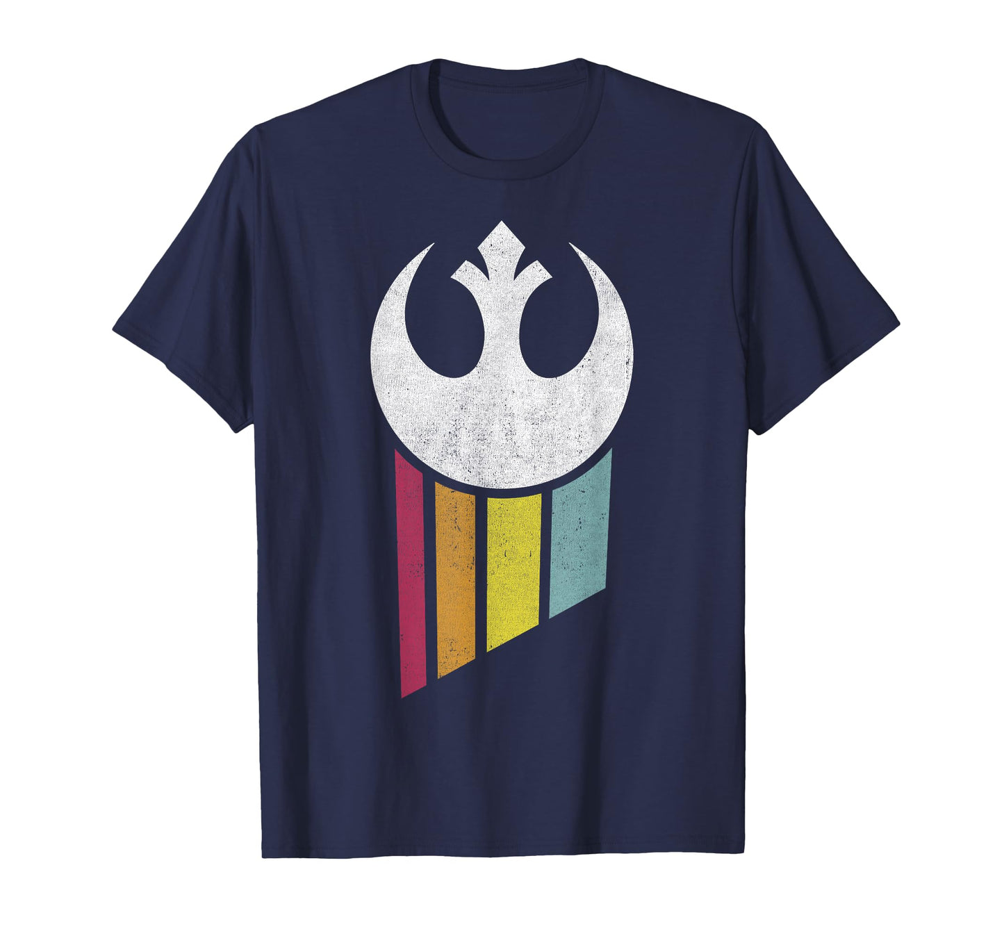 Star Wars Rebel Rainbow Logo Graphic T-Shirt T-Shirt