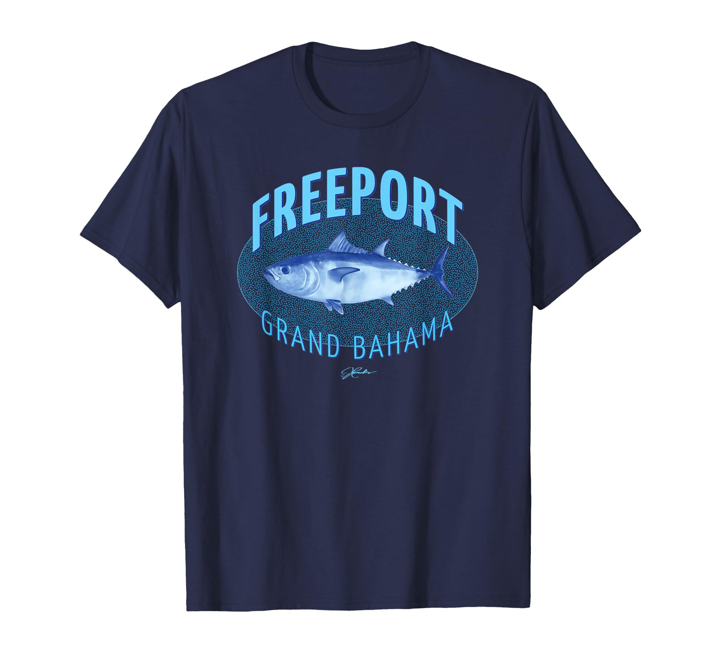 JCombs: Freeport, Grand Bahama, Bluefin Tuna T-Shirt