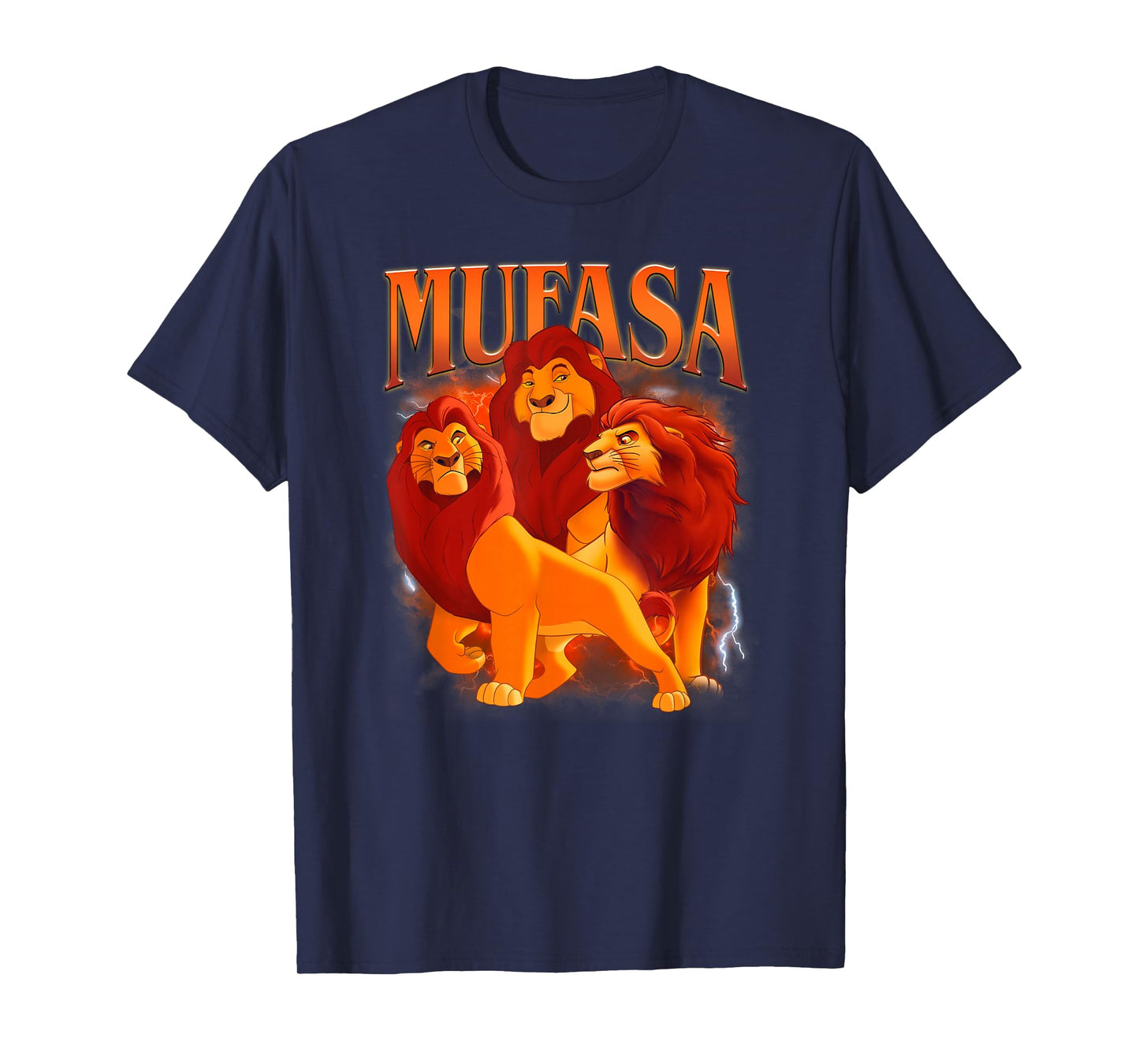 Disney The Lion King Mufasa Multipose Distressed Portrait T-Shirt