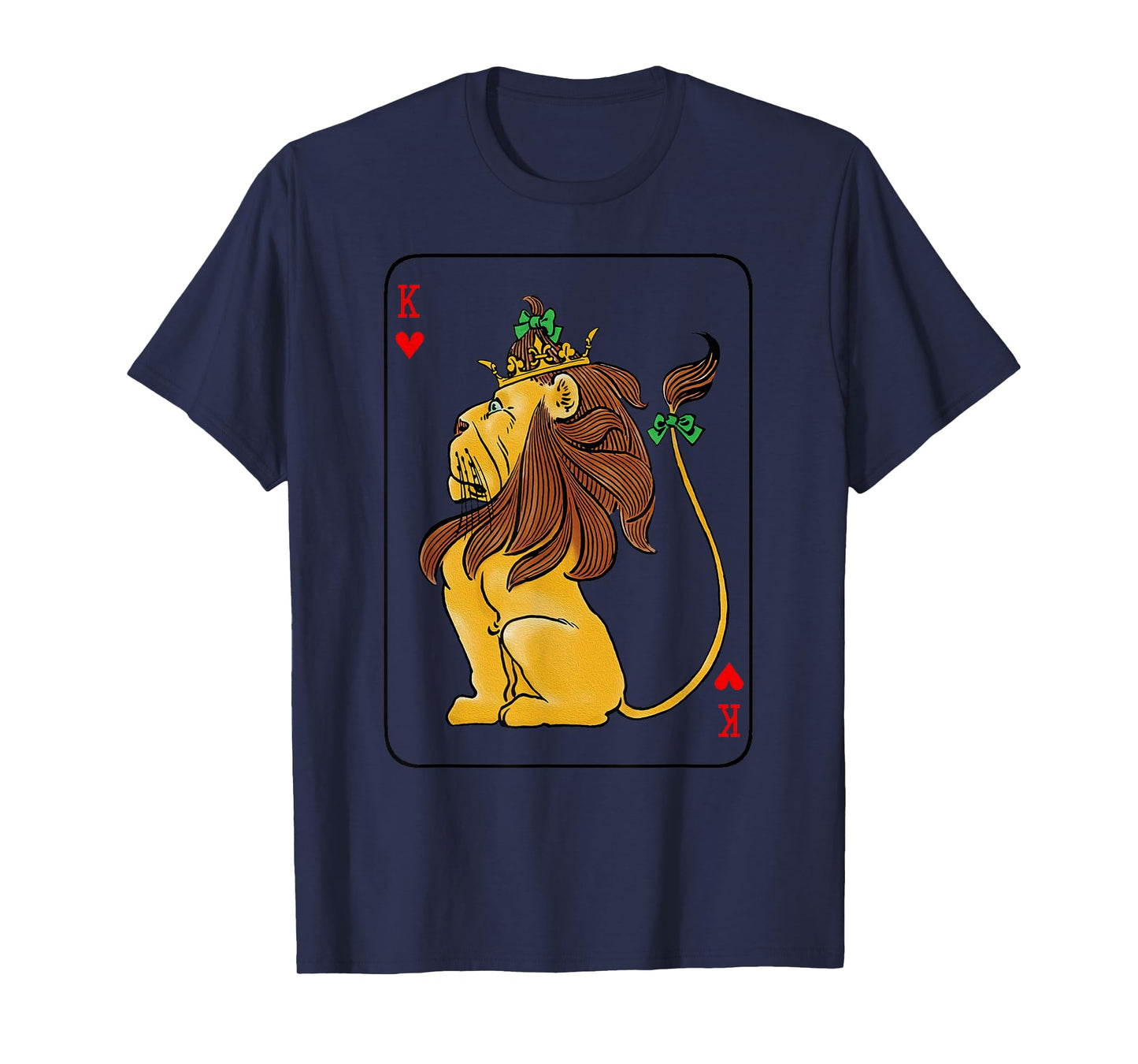 OZ Lion Card King of The Jungle Wizard of OZ Cowardly Lion T-Shirt
