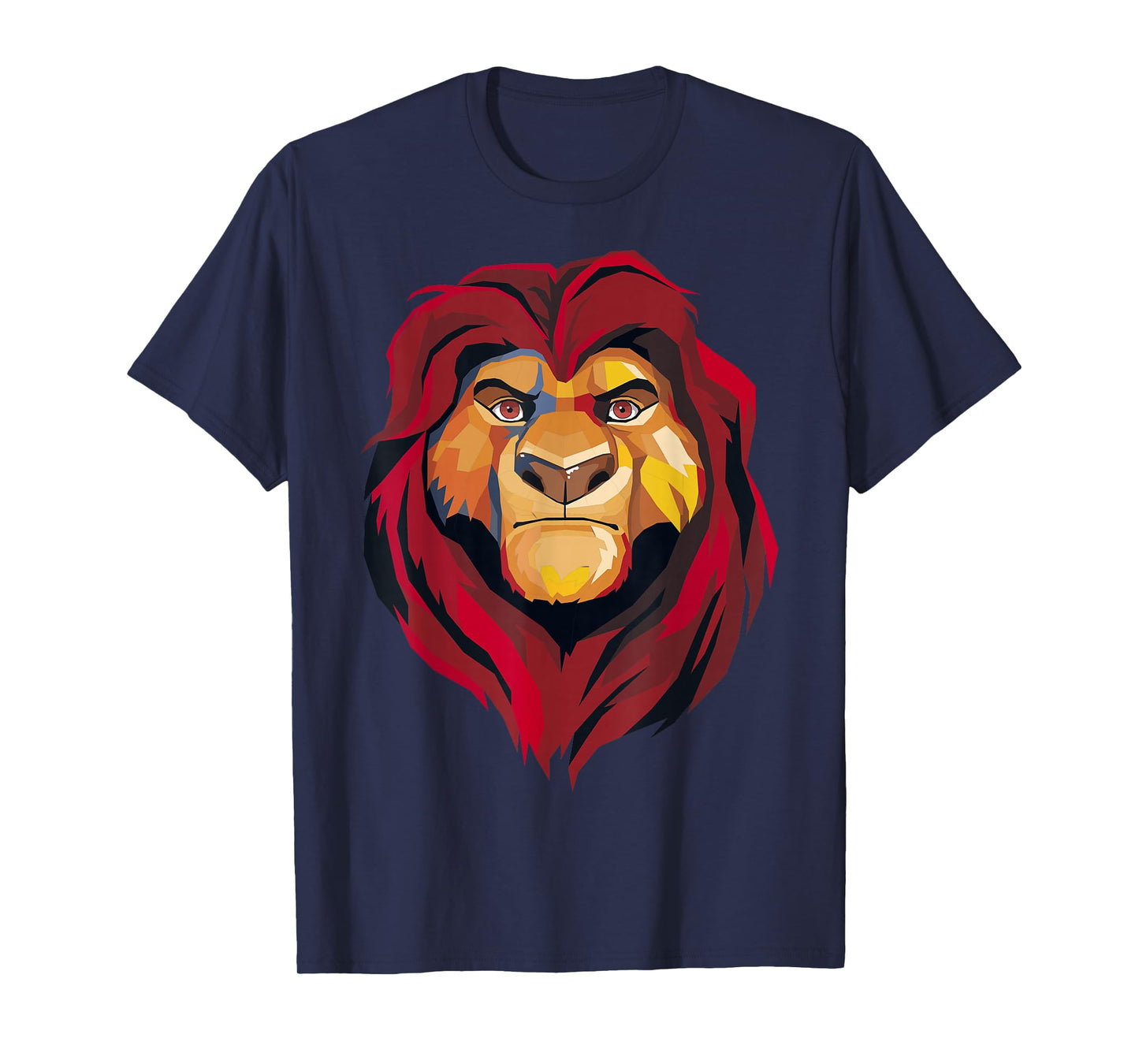 Disney The Lion King Mufasa Artistic Painted Portrait T-Shirt