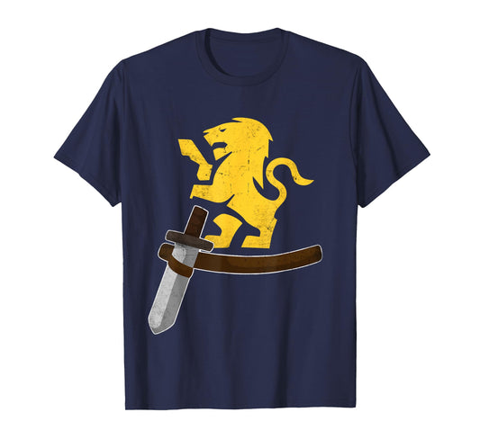 Knight Costume Shirt Medieval Shirt Men Tunic for Boys Kids T-Shirt