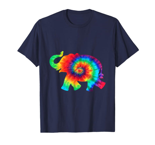Tie Dye Elephant Tie Dyed Save the Animals T Shirt T-Shirt