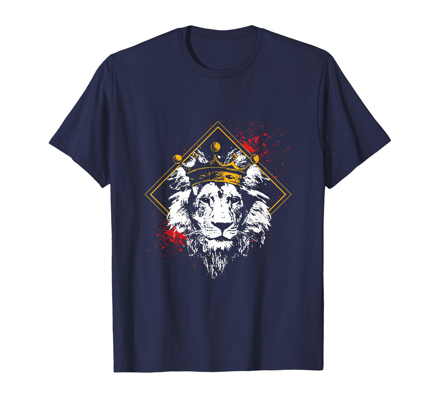 Lion Head Wild Animal Crown King Wilderness Predator Africa T-Shirt