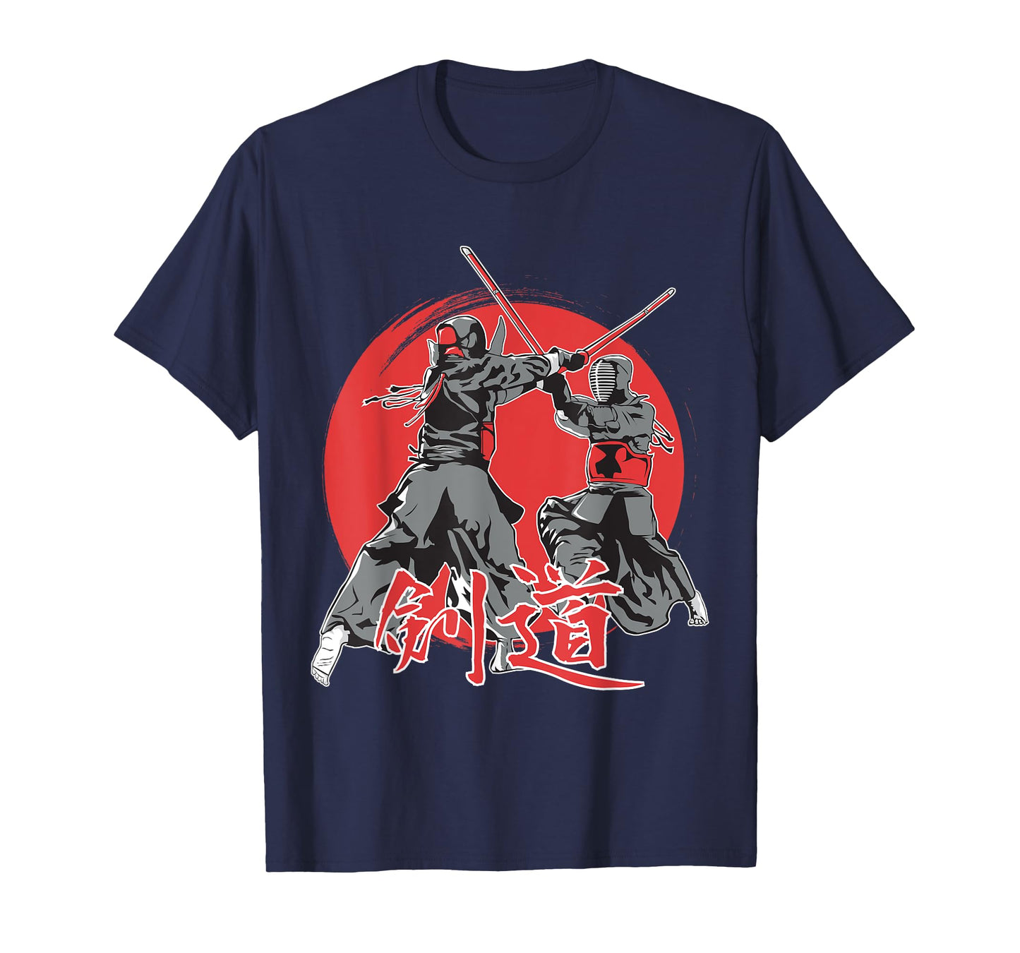 Japanese kendo t-shirt Japan anime tshirt with sword T-Shirt