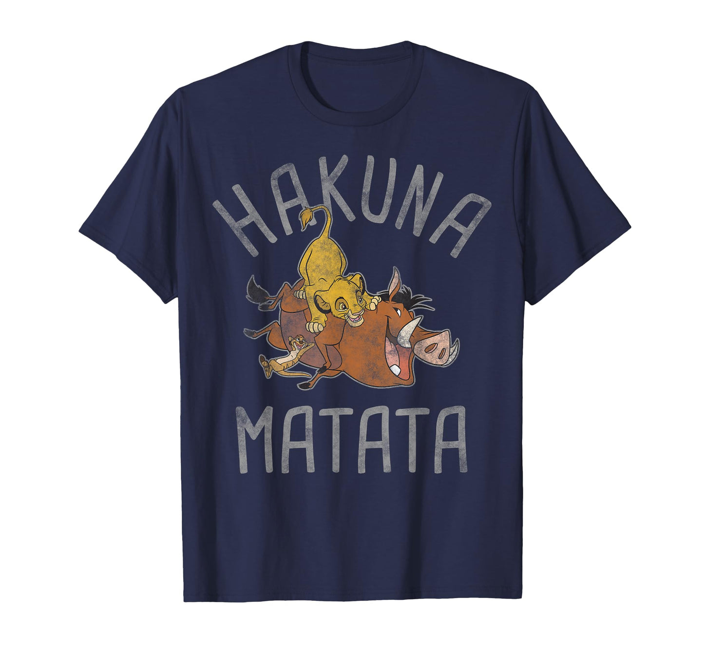 Disney The Lion King Group Shot Hakuna Matata Fade T-Shirt