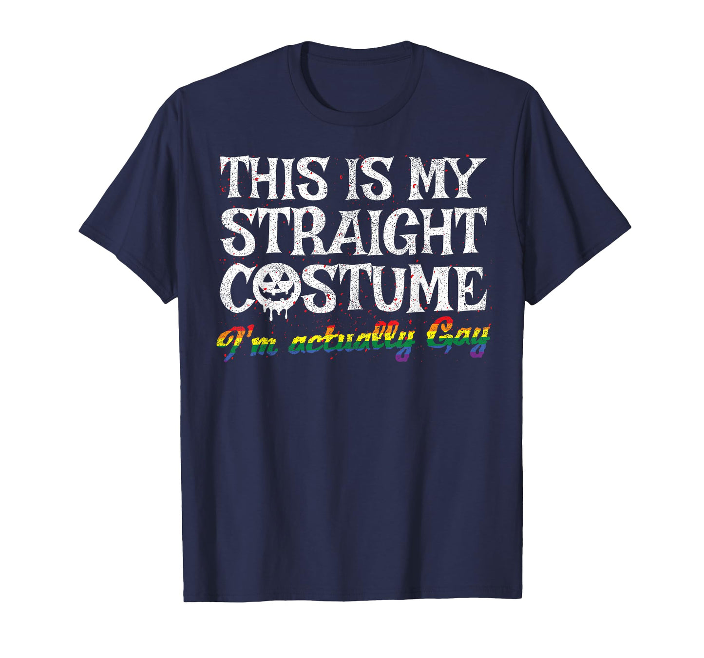 This is My Straight LGBT Halloween Costume Lesbian Gay T-Shirt