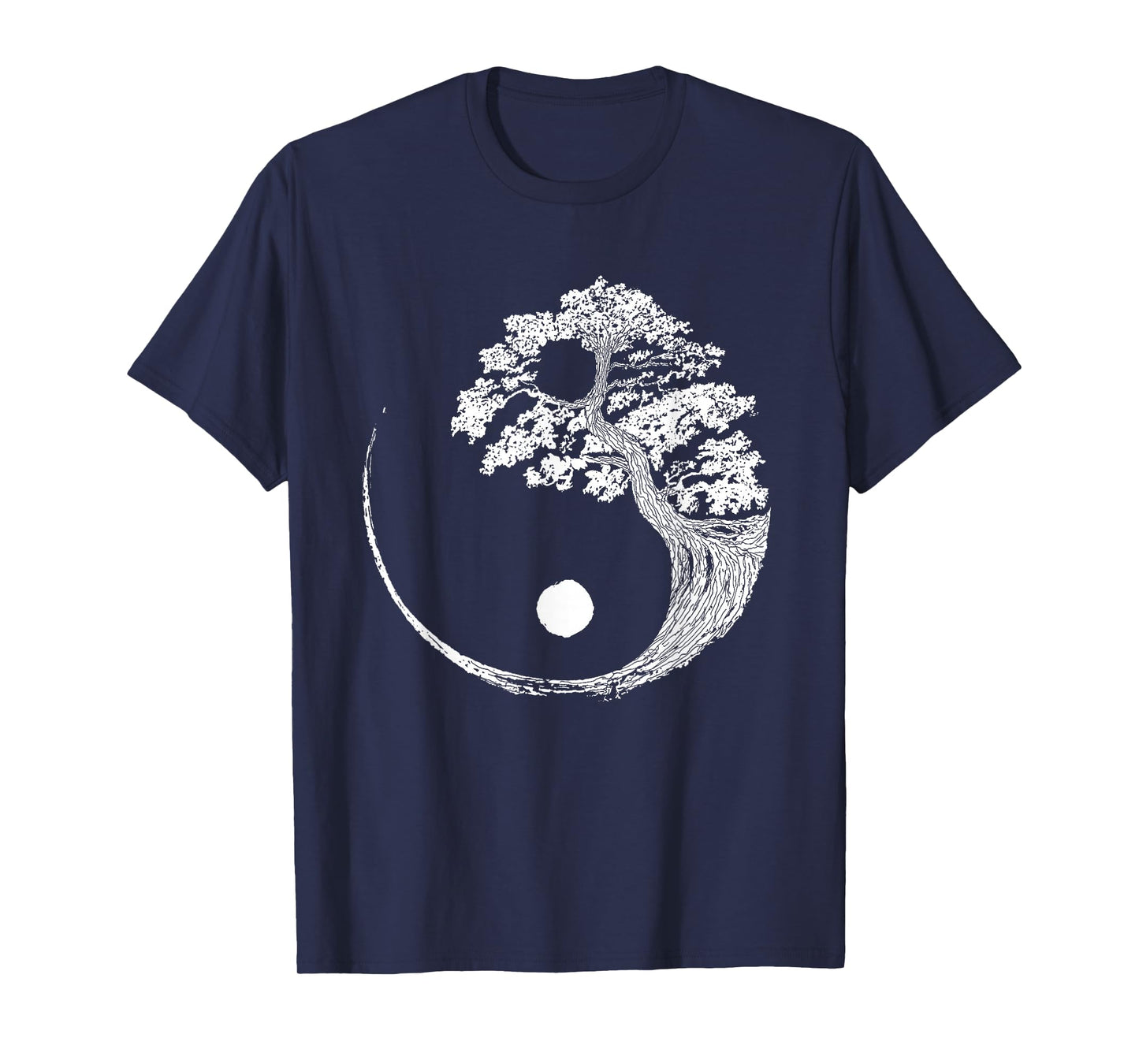 Yin Yang Bonsai Tree Japanese Buddhist Zen T-Shirt T-Shirt