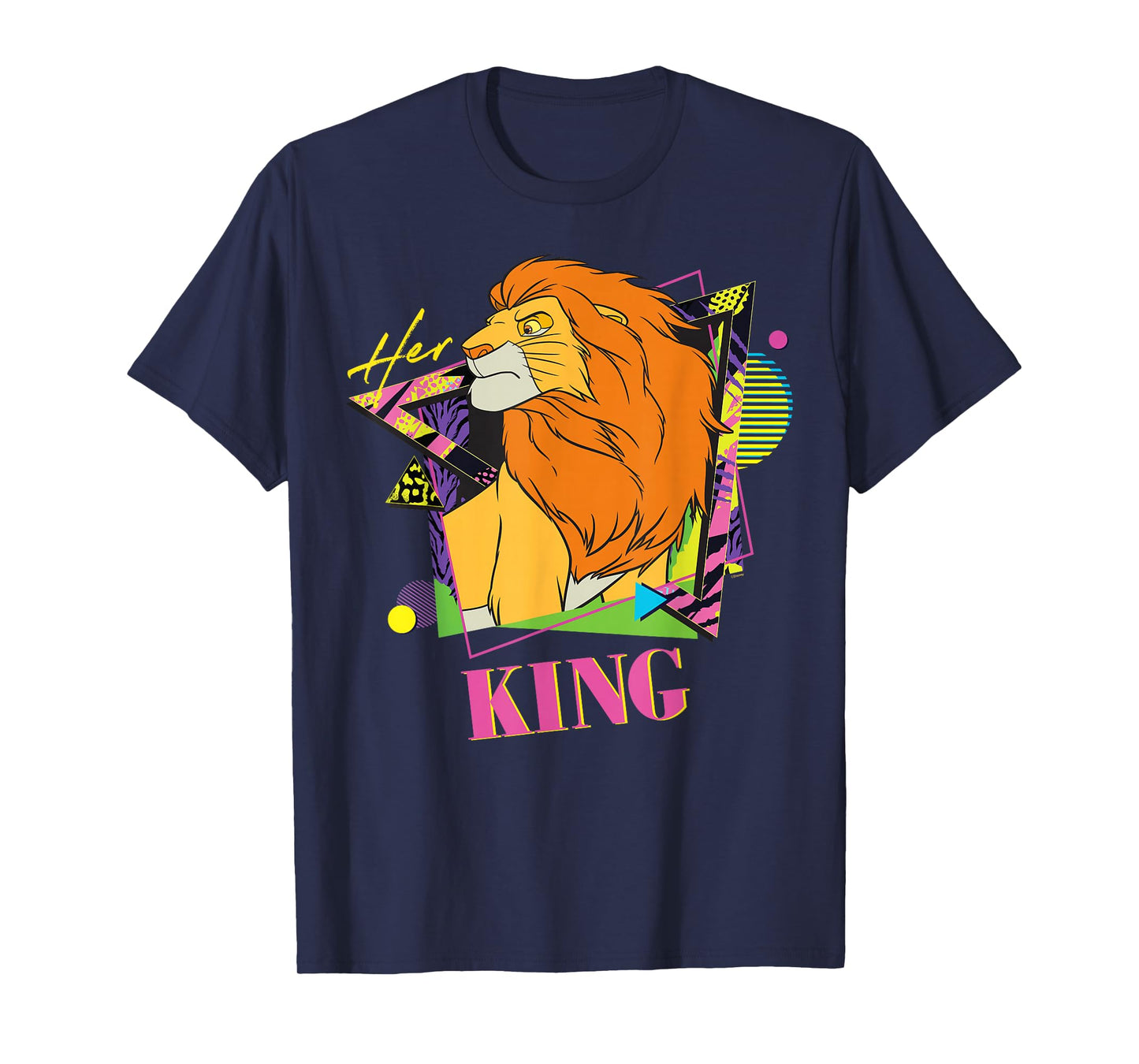 Disney The Lion King Retro ’90s Couples Matching Her King T-Shirt
