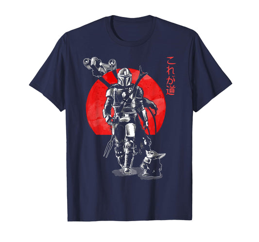 Star Wars: The Mandalorian Sumi Ink Portrait T-Shirt