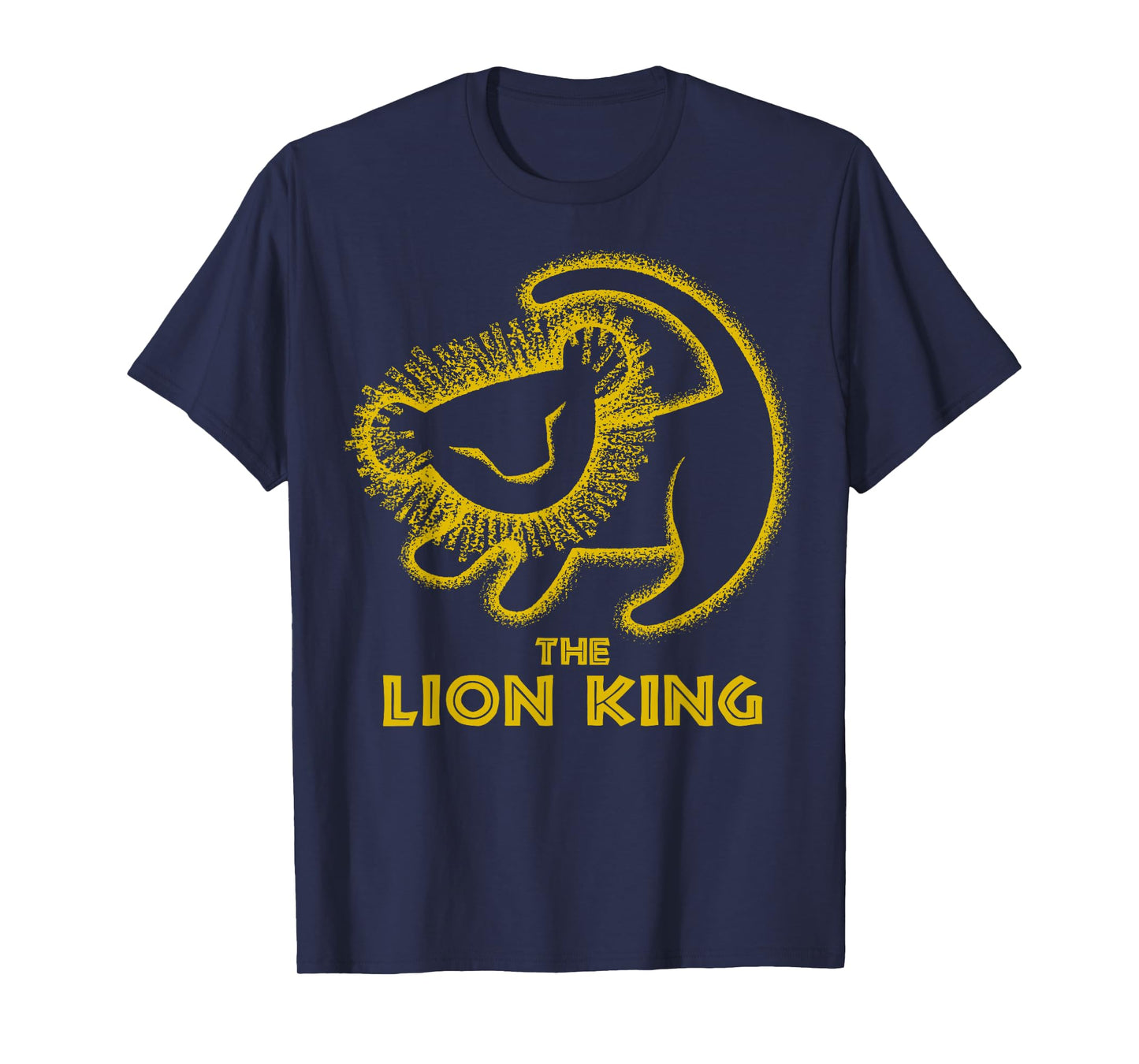 Disney The Lion King Simba Cave Painting Movie Title Logo T-Shirt