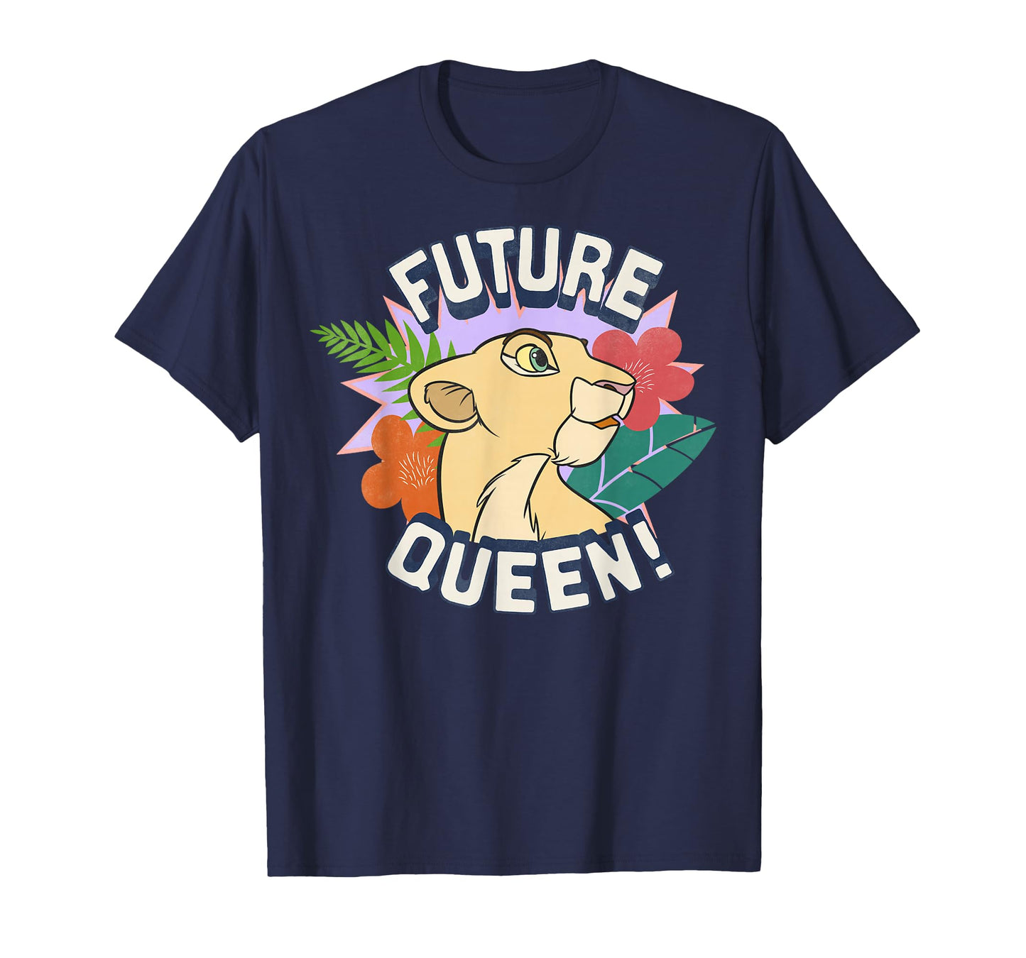 Disney Lion King Nala Future Queen Flowers Graphic T-Shirt T-Shirt