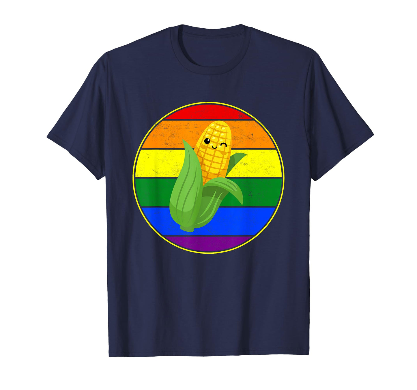 Gay Vegetable Kawaii Cute Corn Cob Lover LGBTQ Stuff Teens T-Shirt