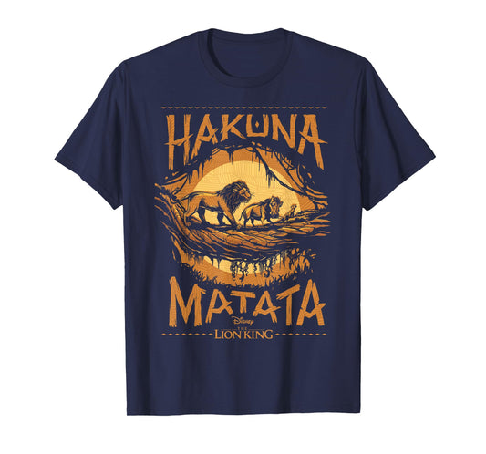 Disney The Lion King Live Action Hakuna Matata Sunset Poster T-Shirt