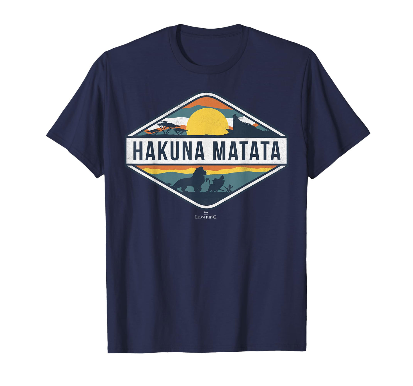 Disney The Lion King Hakuna Matata Diamond Logo T-Shirt