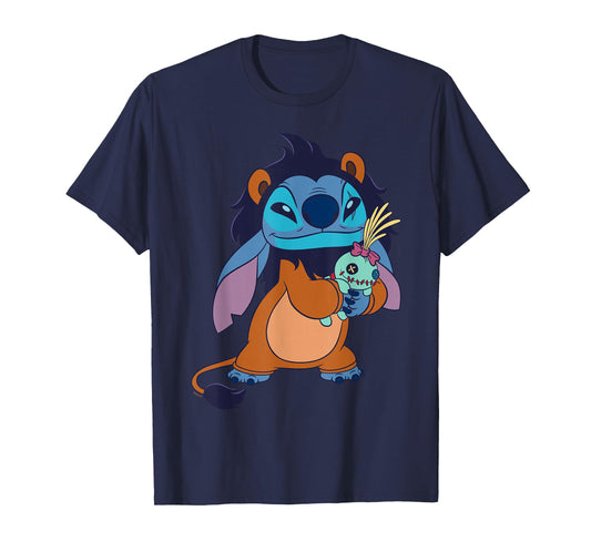 Disney Stitch in Scar Costume Halloween Disney Villains T-Shirt