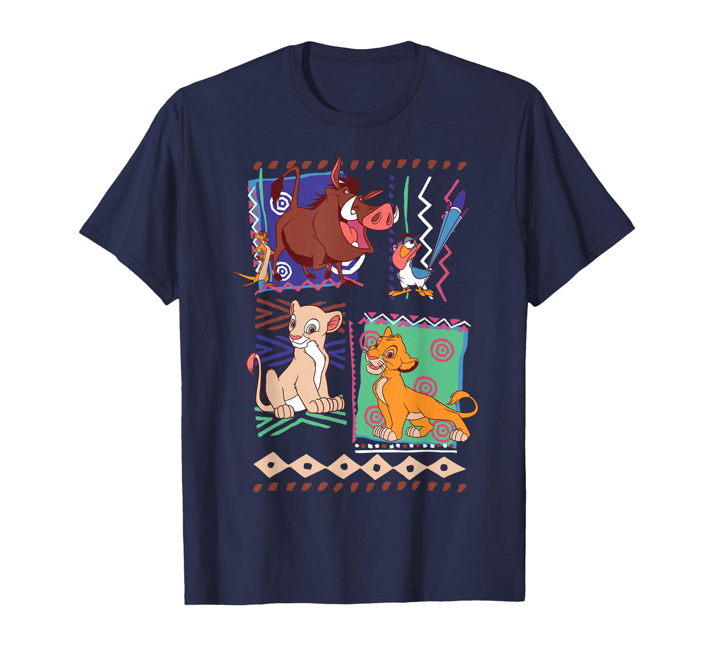 Disney Lion King Simba and Timon Graphic T-Shirt T-Shirt