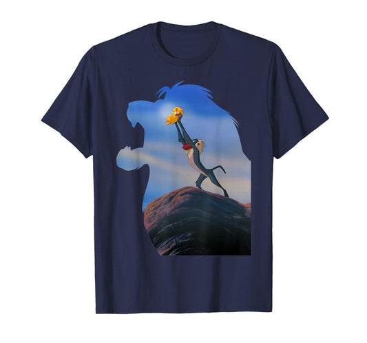 Disney Lion King Mufasa Silhouette Pride Rock Rafiki Simba T-Shirt