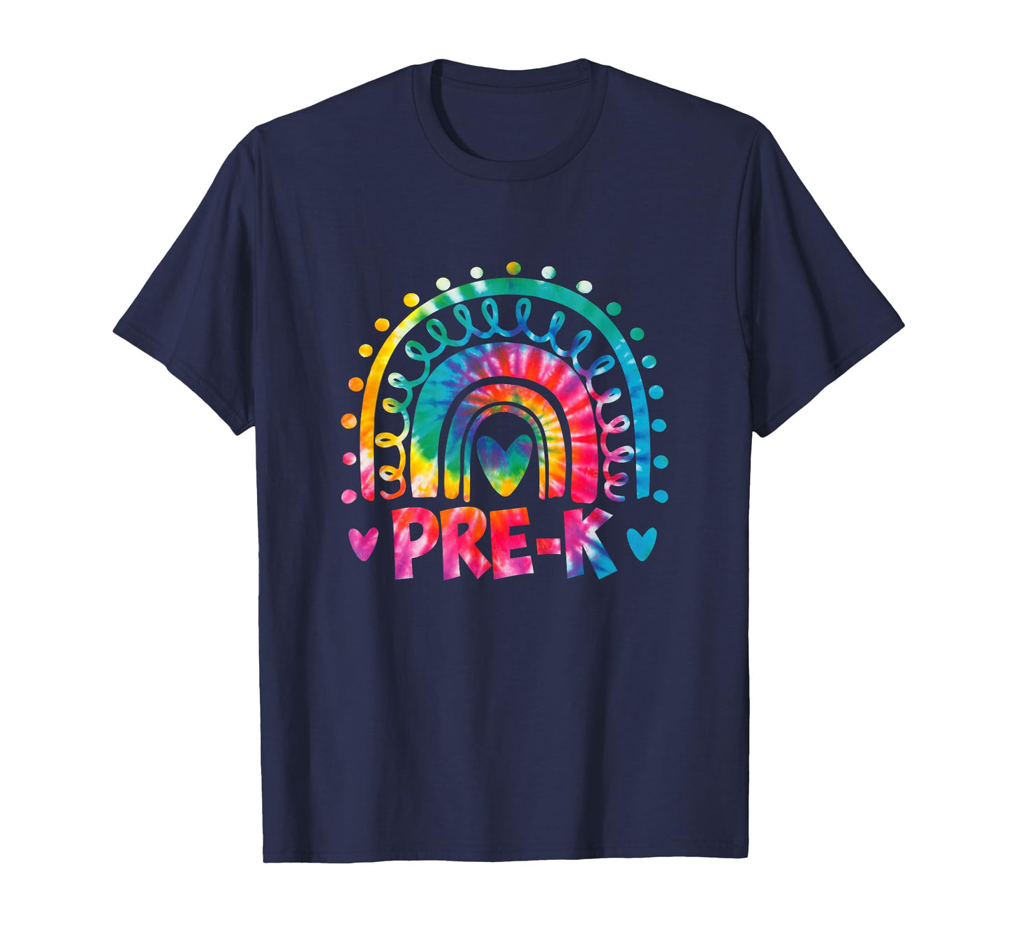 Tie Dye Prek Teacher Rainbow Preschool Back to School Girl T-Shirt