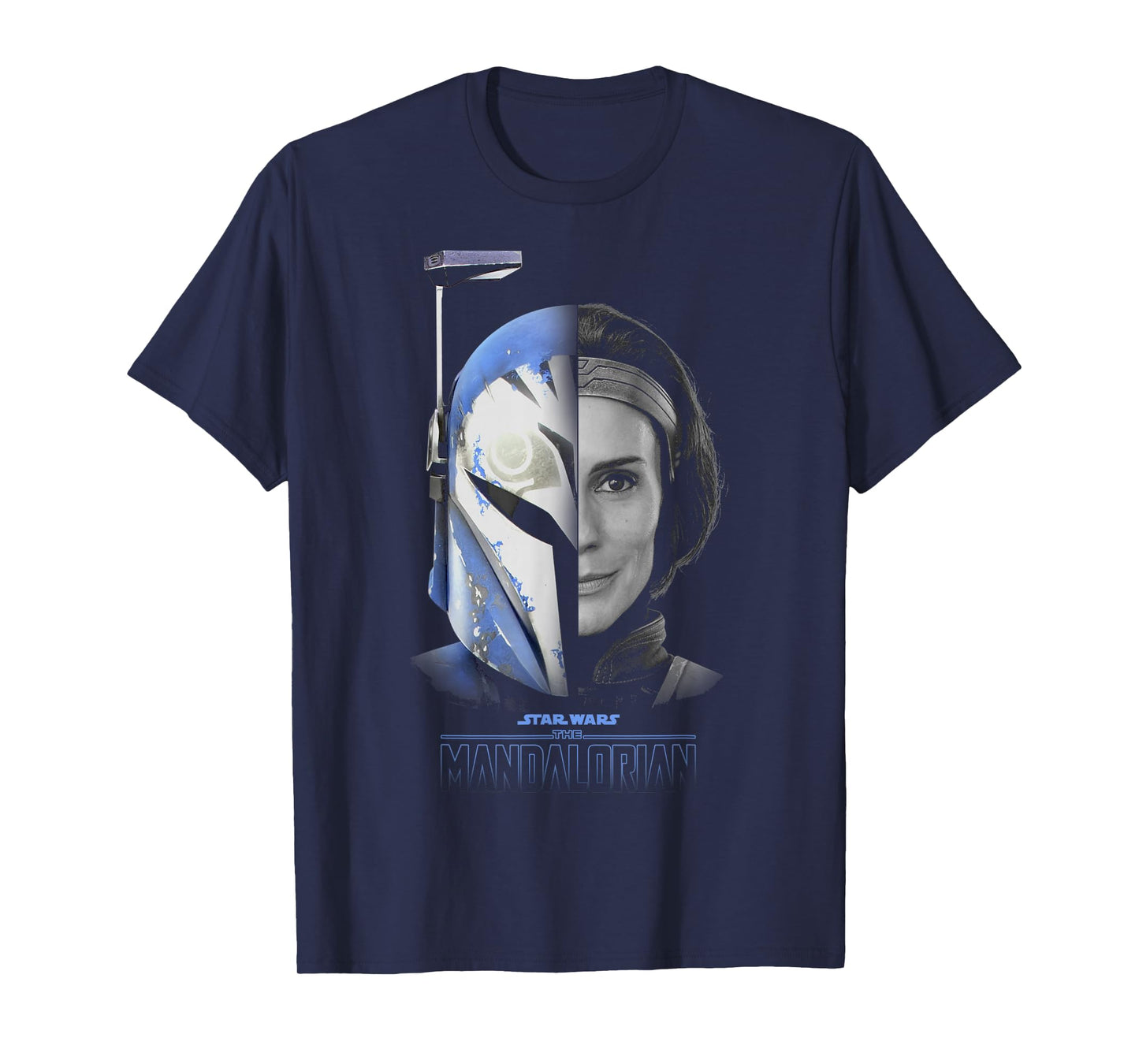 Star Wars: The Mandalorian Bo-Katan Split Face R17 T-Shirt