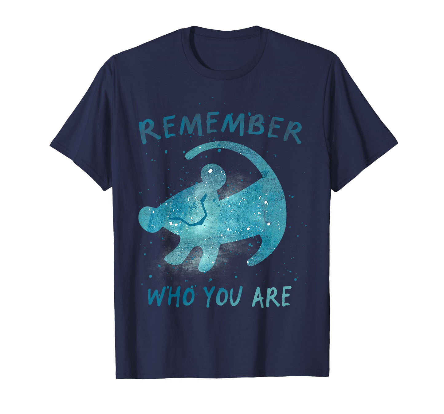 Disney The Lion King Simba Remember Who You are Splatter T-Shirt