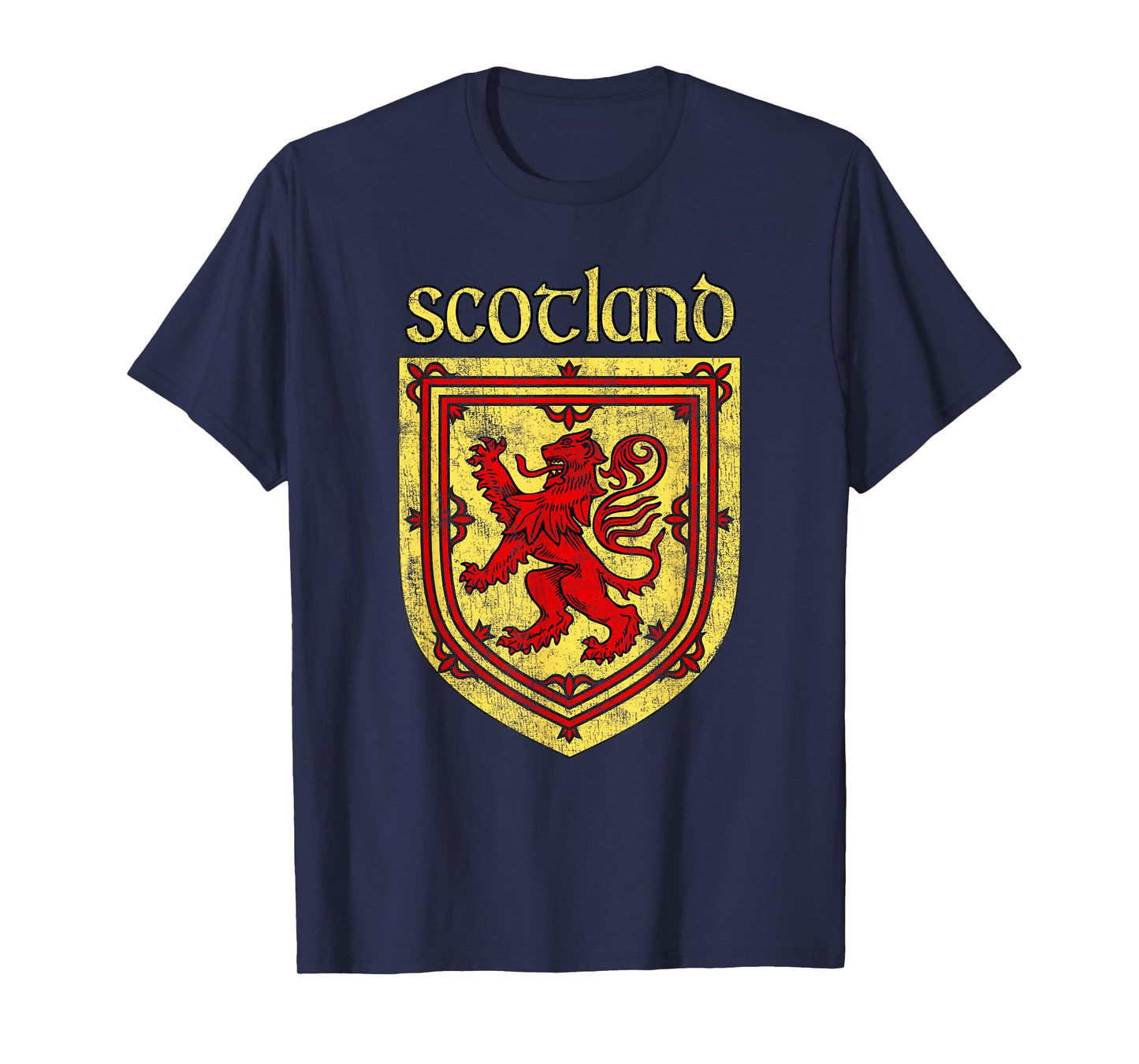 Scottish Rampant Lion T-Shirt Scotland Coat of Arms Shirts T-Shirt