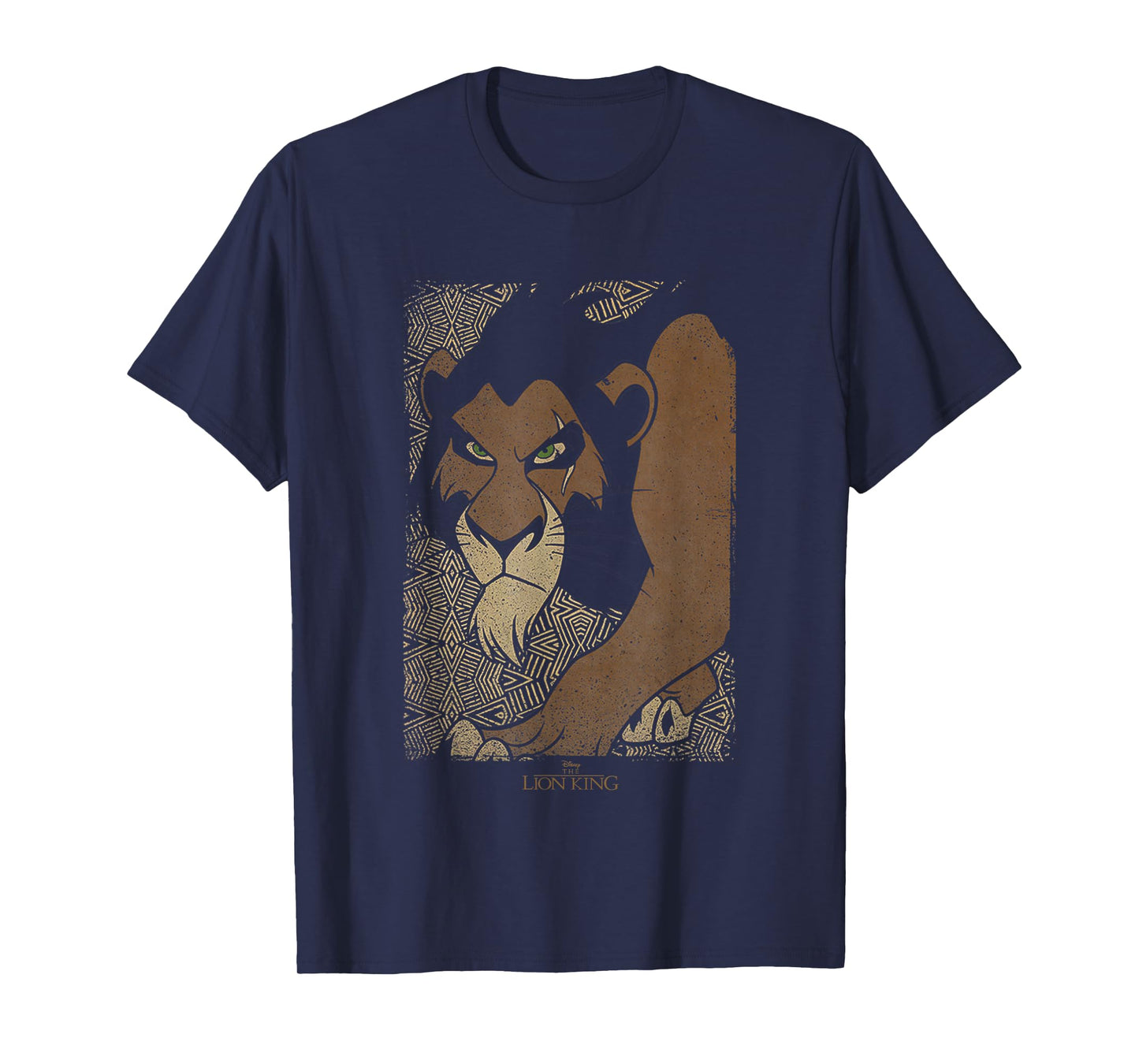 Disney The Lion King Scar Tribal Prowl Distressed T-Shirt