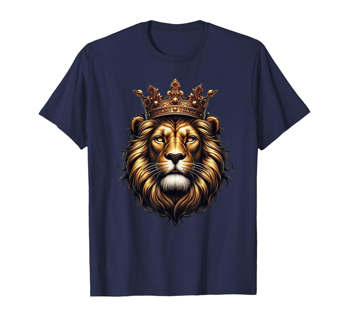 great lion crown , the savannah king for men and kids T-Shirt