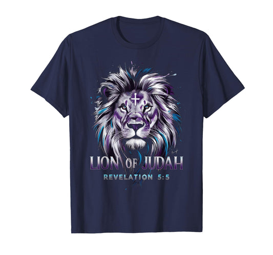 Jesus Lion of Judah Christian Faith for Men and Women T-Shirt