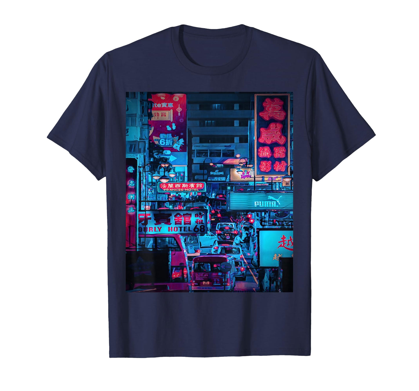 Cyberpunk Clothing, Hong Kong Cyberpunk Cyberpunk Streetwear T-Shirt