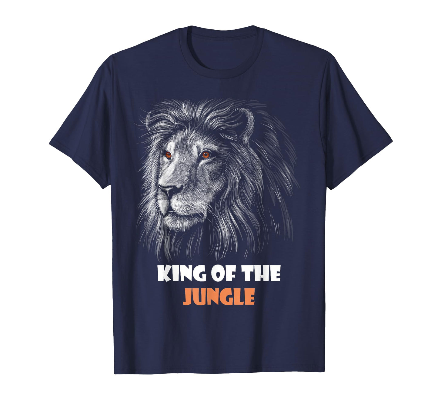 King of the Jungle Safari Lion Head T-Shirt
