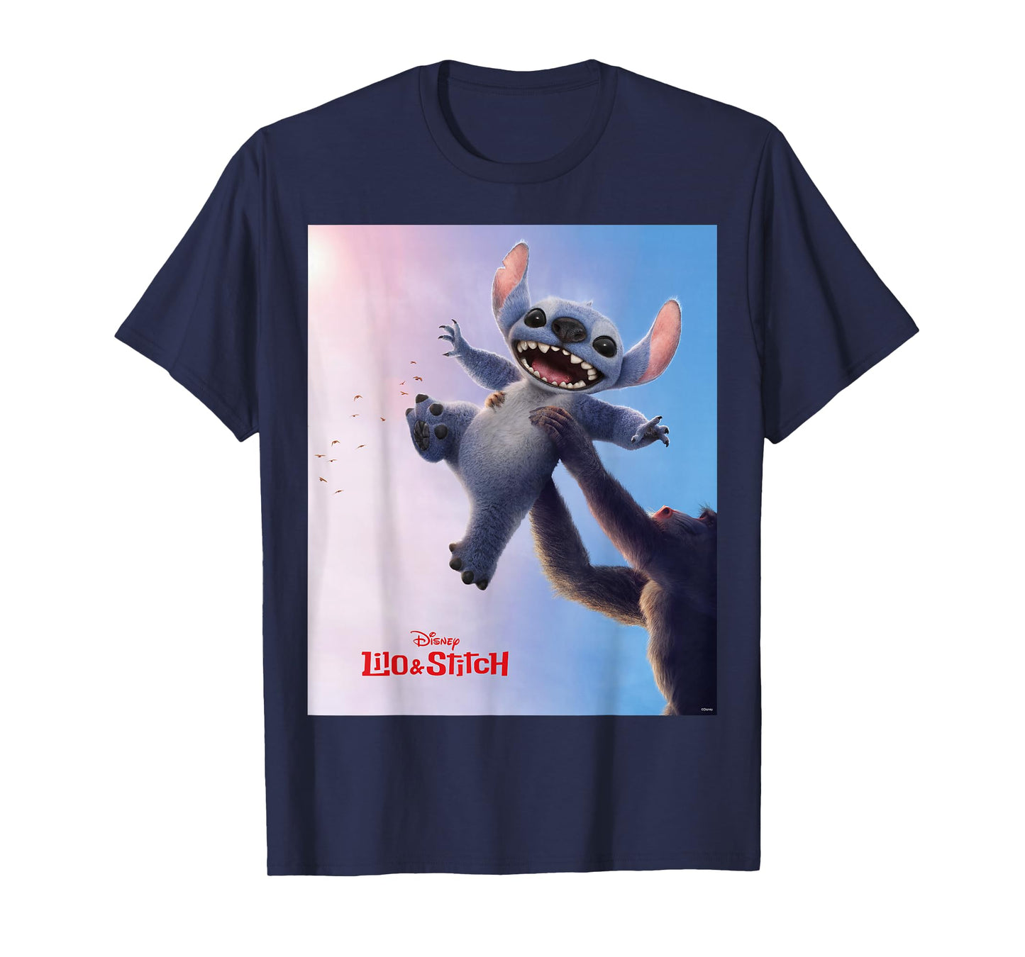 Disney Lilo & Stitch Live-Action Movie Funny The Lion King T-Shirt