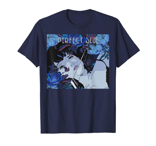 Japanese Anime Girl Perfect Blue T-Shirt Small