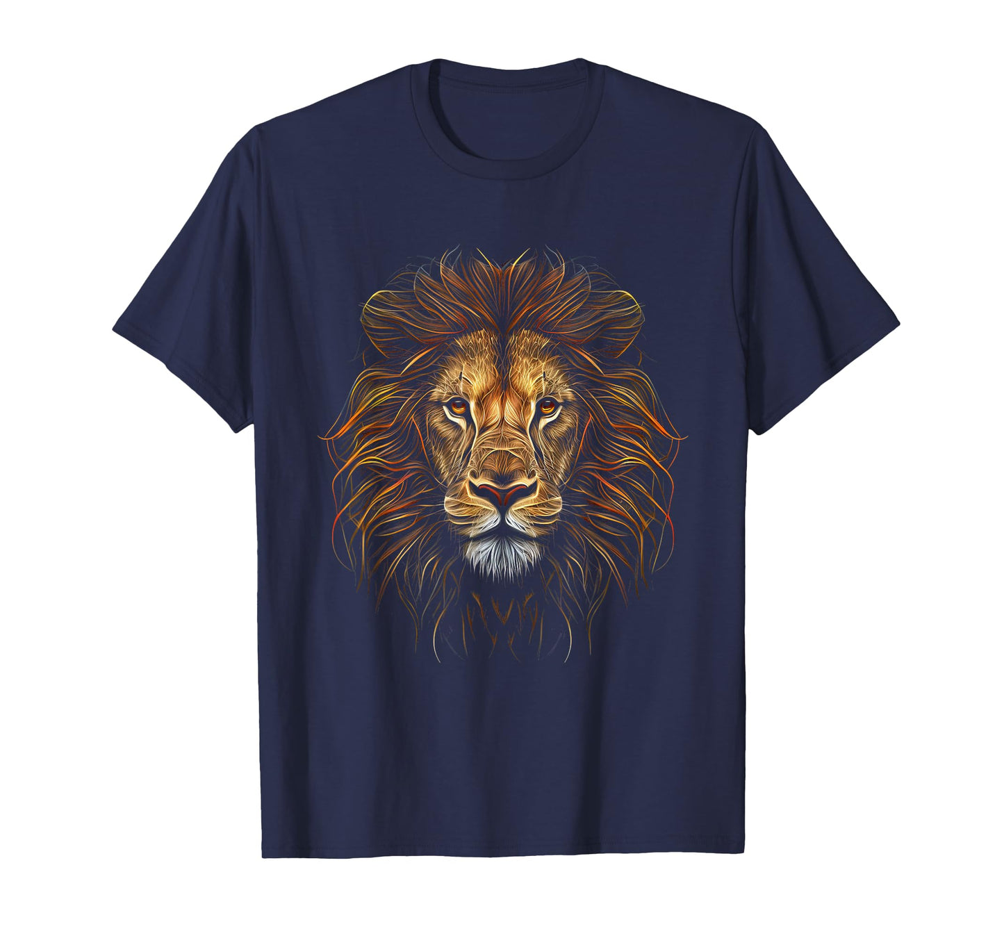 Lion Colorful Lions King of Animals from Africa T-Shirt