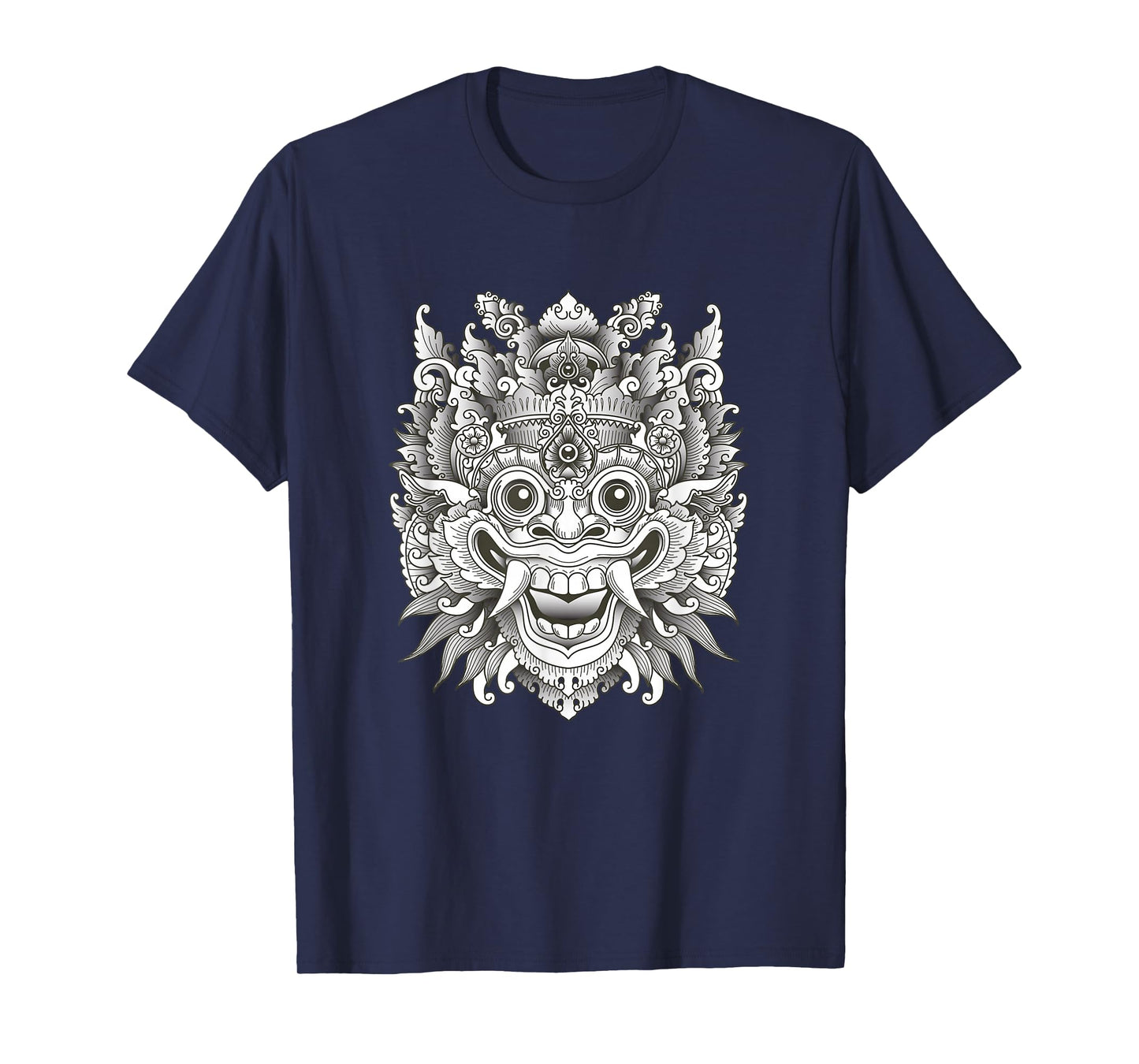 Indonesian Barong Shirt, Bali Mask Shirt, Bali Luck T-Shirt