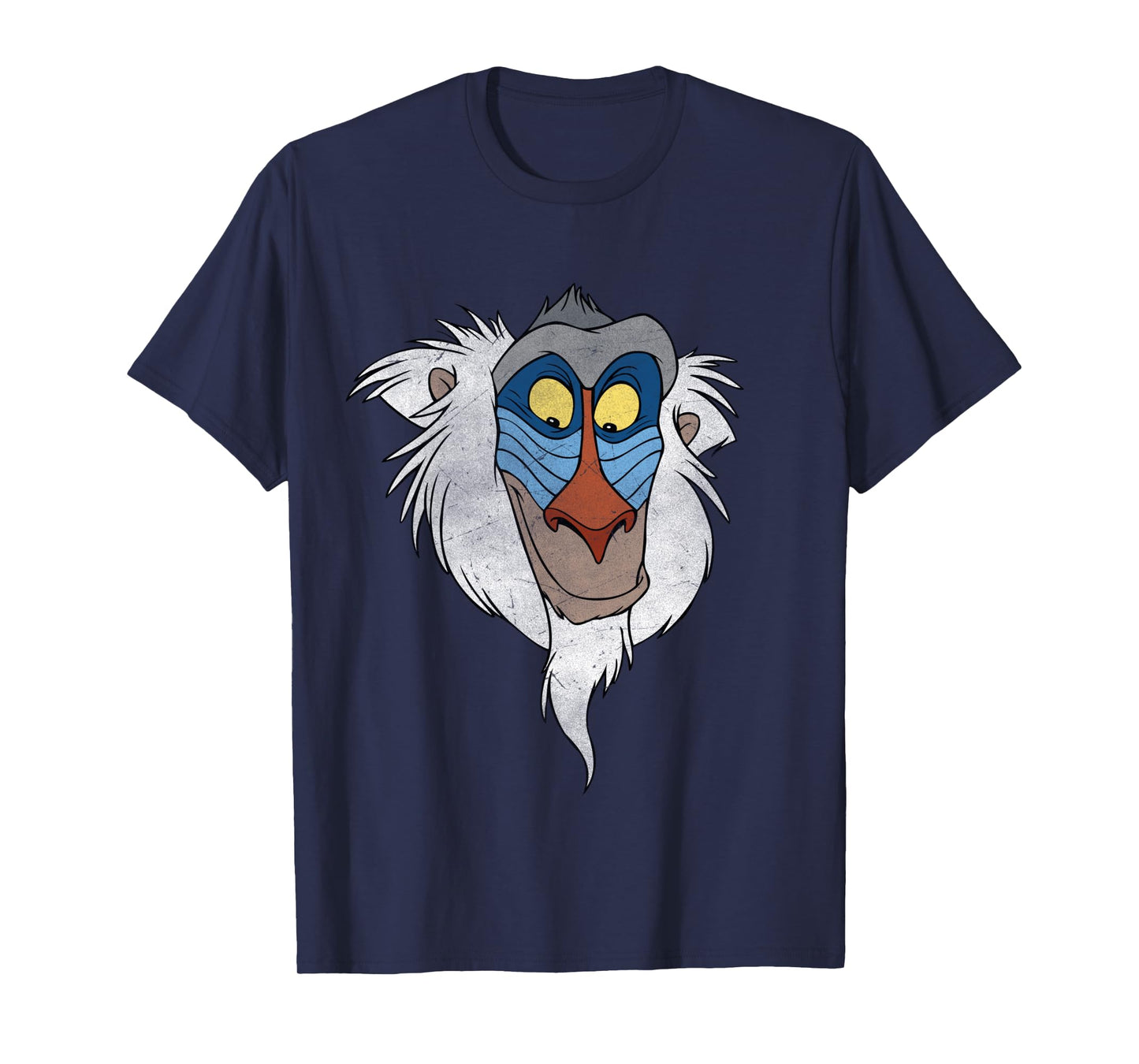 Disney The Lion King Rafiki Big Face Distressed Portrait Long Sleeve T-Shirt