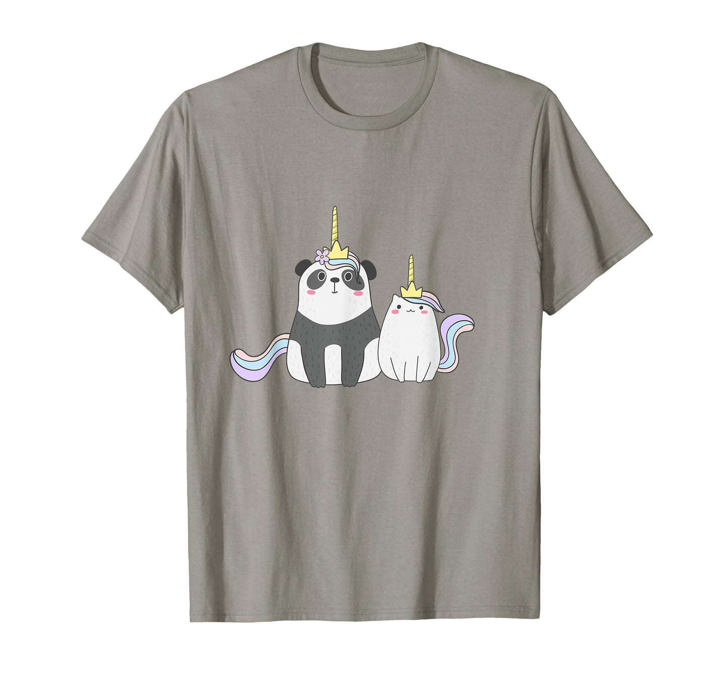 Cute Pandacorn and Caticorn Magical Creature T-Shirt