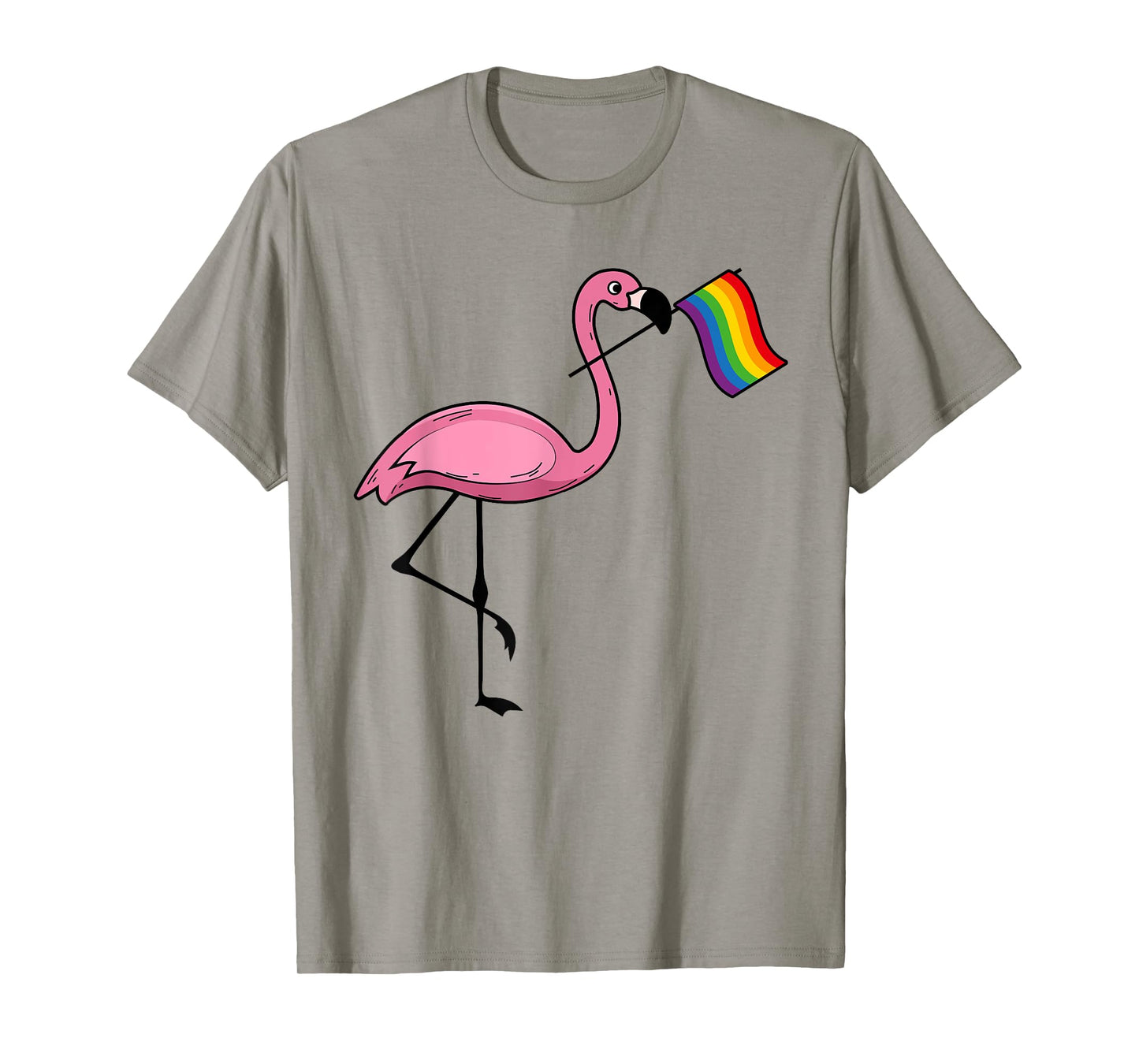 Flamingo LGBT Flag Shirt | Cool Gay Rights Supporters Gift