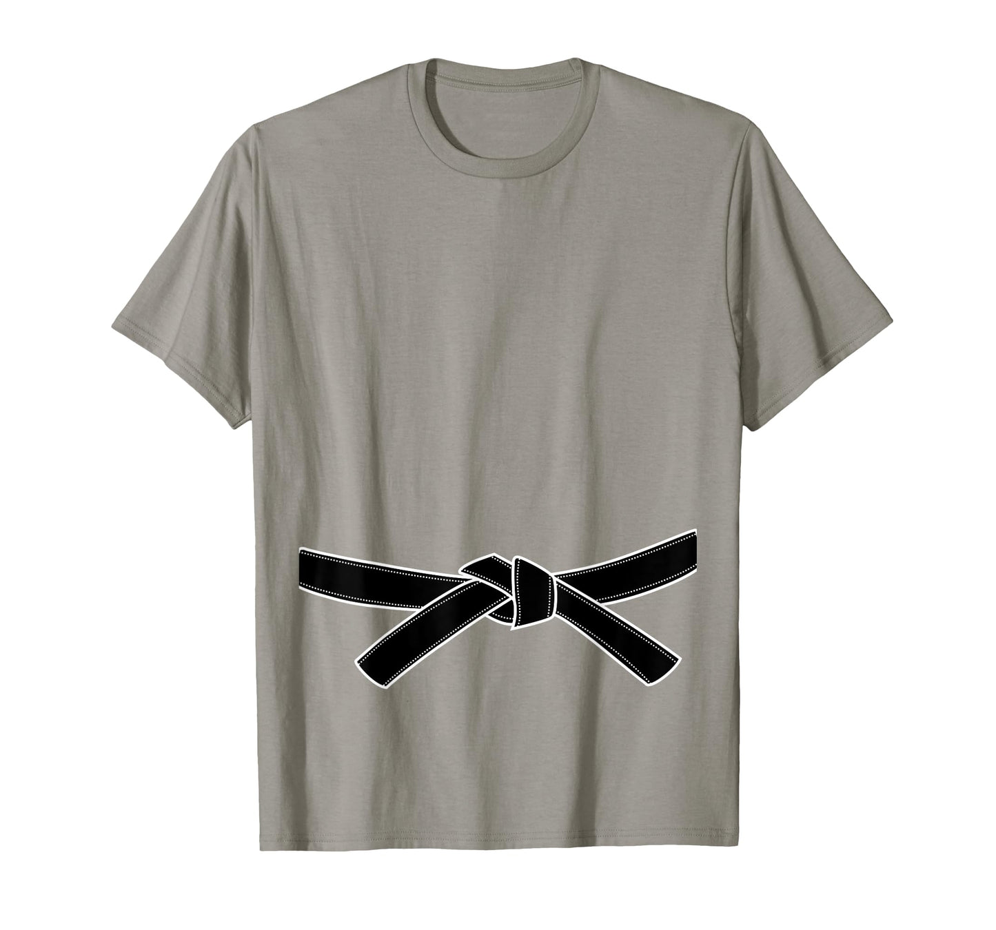 Ninja Karate Halloween Costume Black Belt Material Arts T-Shirt