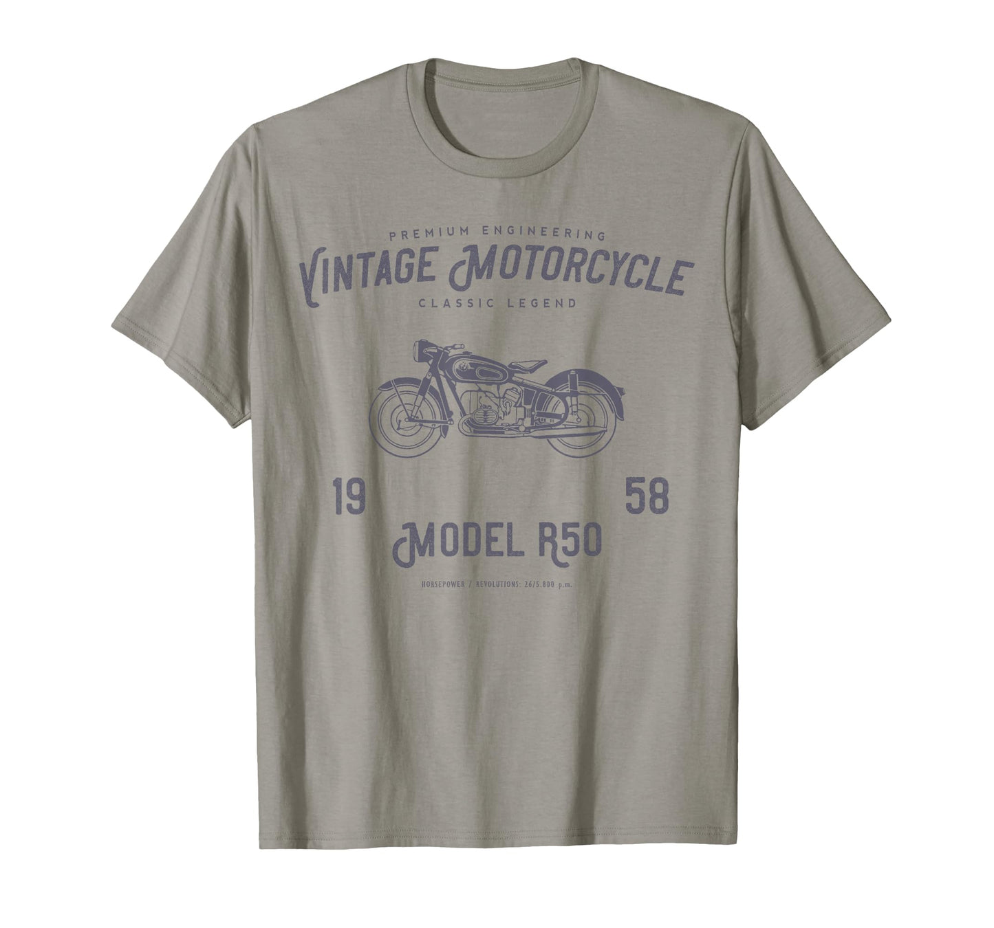 Retro Motorcycle T Shirt, Original Vintage Design T-Shirt