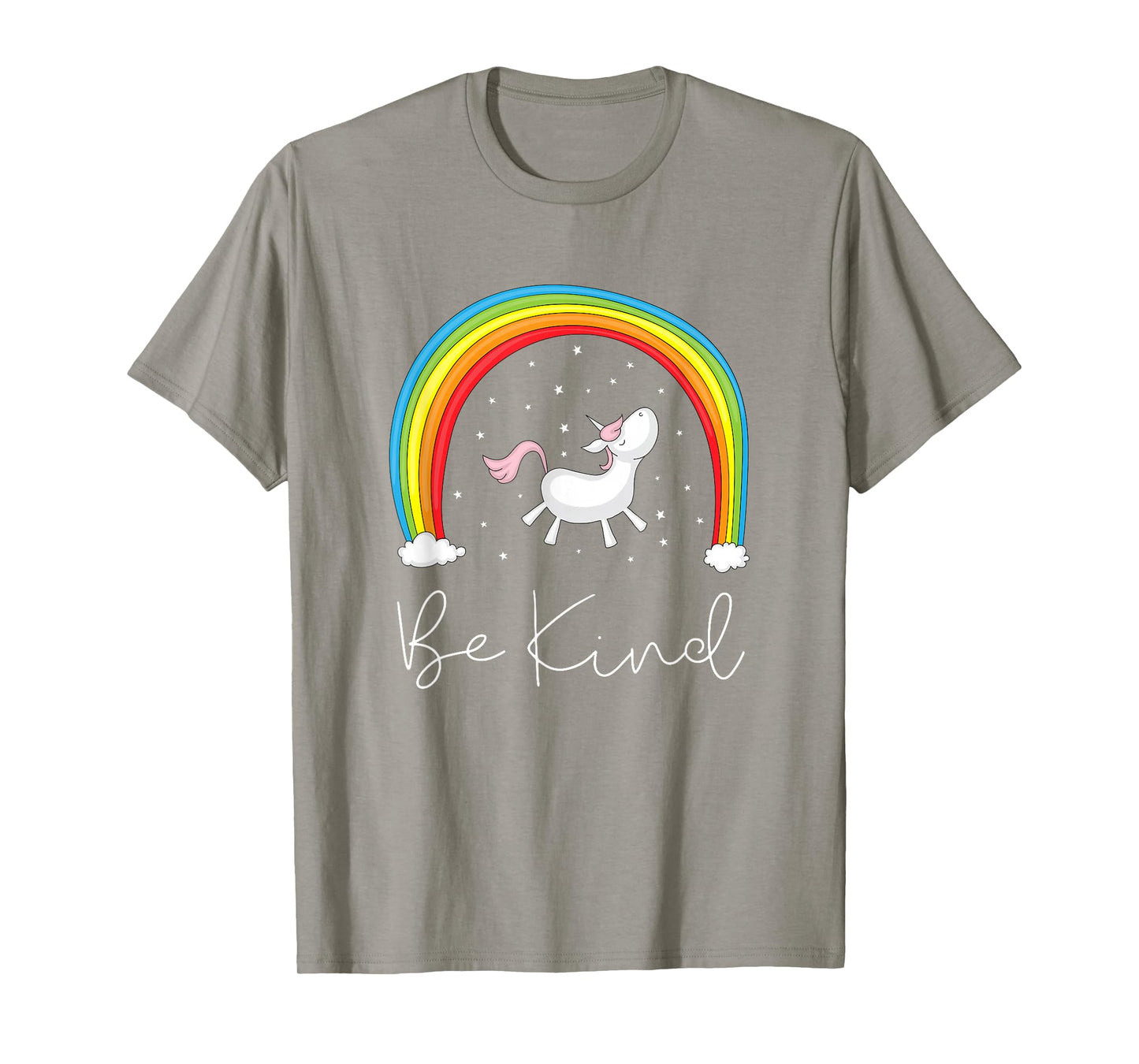 Be kind unicorn rainbow orange anti bullying T-Shirt