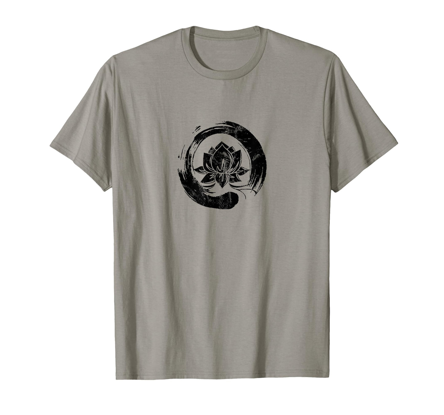 Enso Zen Circle of Enlightenment Lotus Vintage T-shirt T-Shirt