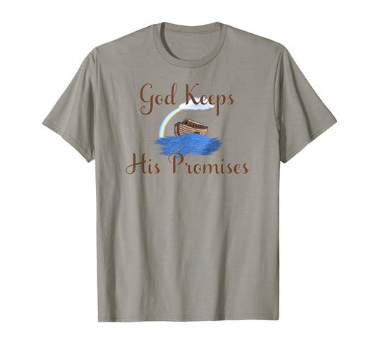 Noahs Ark God Keeps His Promises Christian T-Shirt