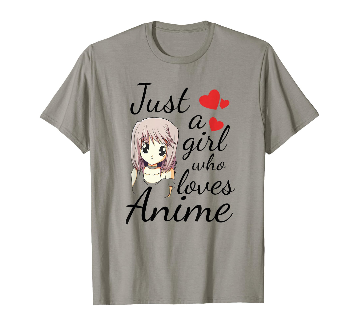 Cute Anime Girl Quote Japanese Kawaii Cartoon Graphic T-Shirt