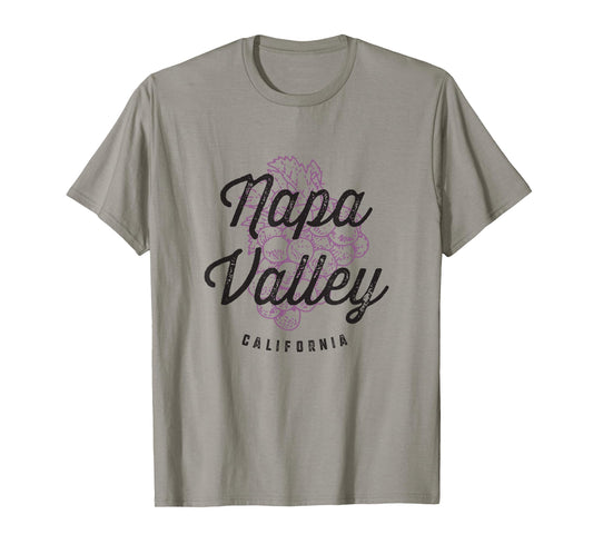 Napa Valley California Wine Country Vintage Tee T-Shirt